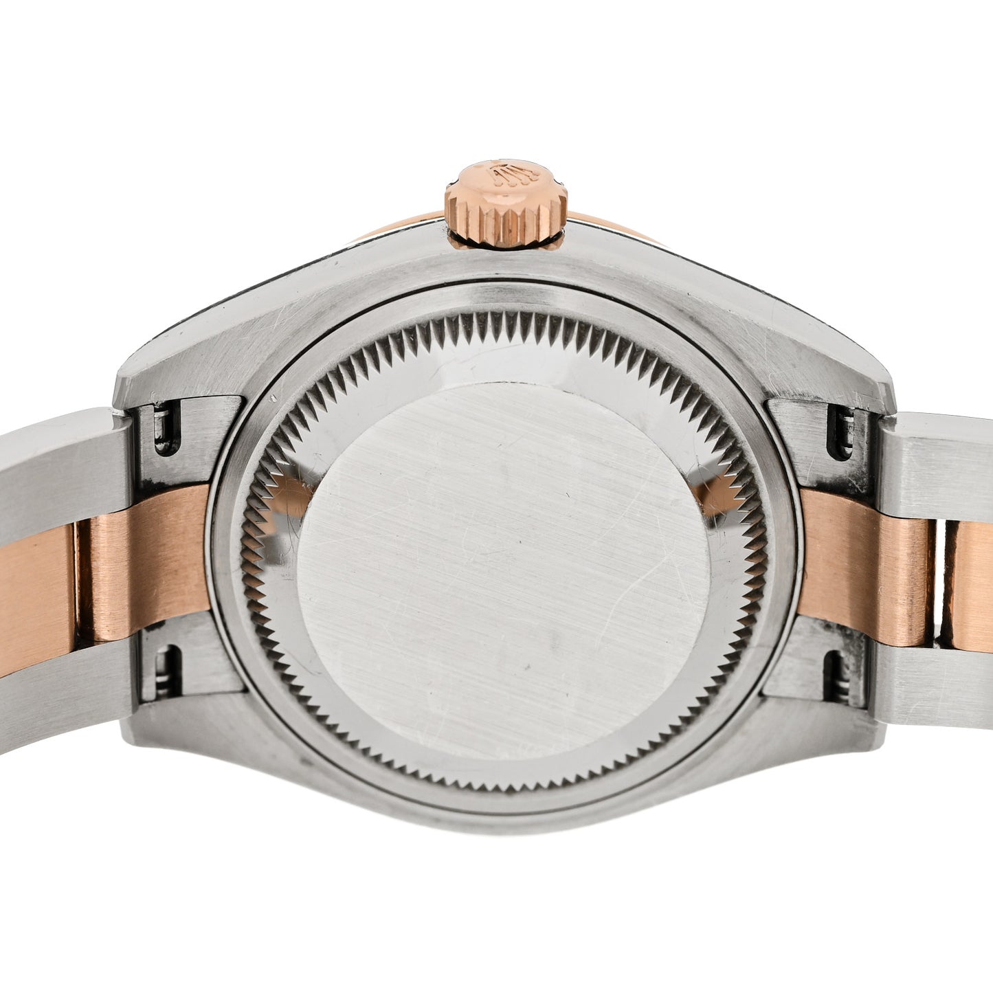 Stainless Steel 18K Everose Gold 28mm Oyster Perpetual Datejust Watch Silver Roman 279161