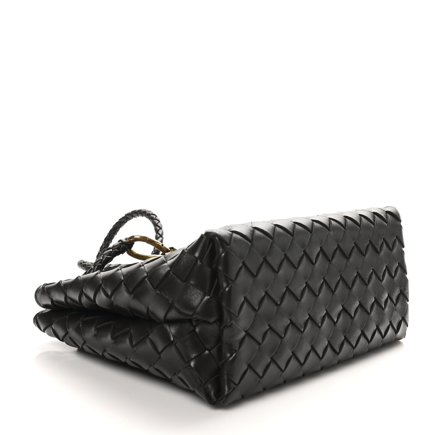 Nappa Intrecciato Small Andiamo Shoulder Bag Fondant