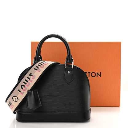 Louis Vuitton Epi Jacquard Alma BB Black 10 of 10