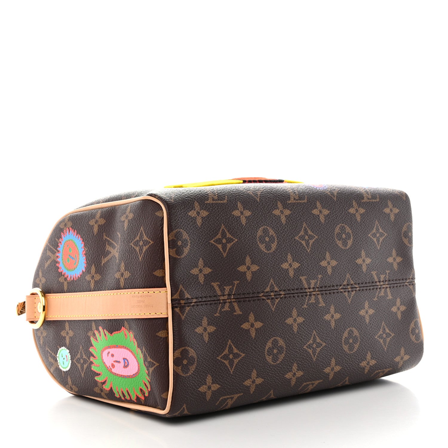 Louis Vuitton LV X YK Monogram Embroidered My Eternal Soul Speedy Bandouliere 25 Multicolor 4 of 11