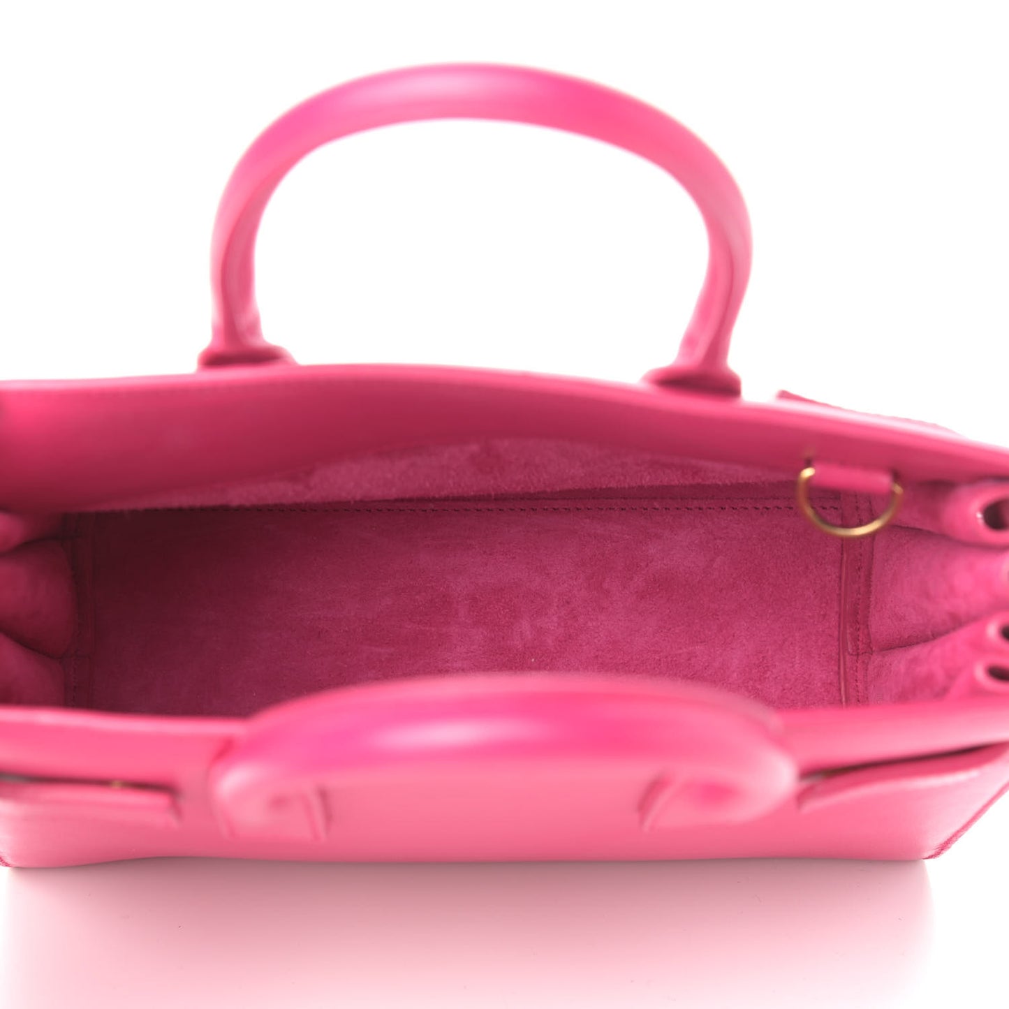 Calfskin Nano Sac De Jour Lipstick Fuchsia