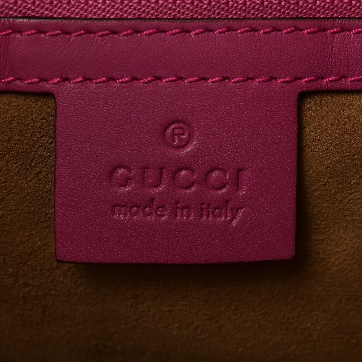 Gucci GG Supreme Monogram Linea A Foldover Tote Beige Hibiscus Red New Rosette 6 of 10