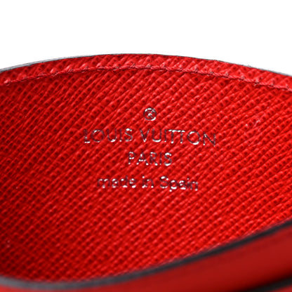 Louis Vuitton X SUPREME Epi Card Holder Red 6 of 9