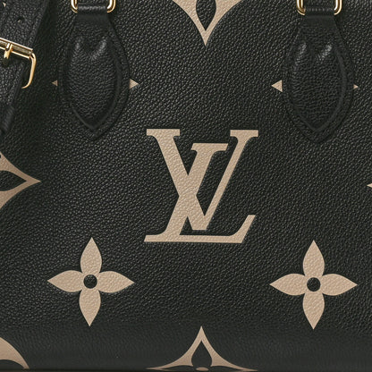 Louis Vuitton Empreinte Monogram Giant Onthego PM Black Beige 7 of 10