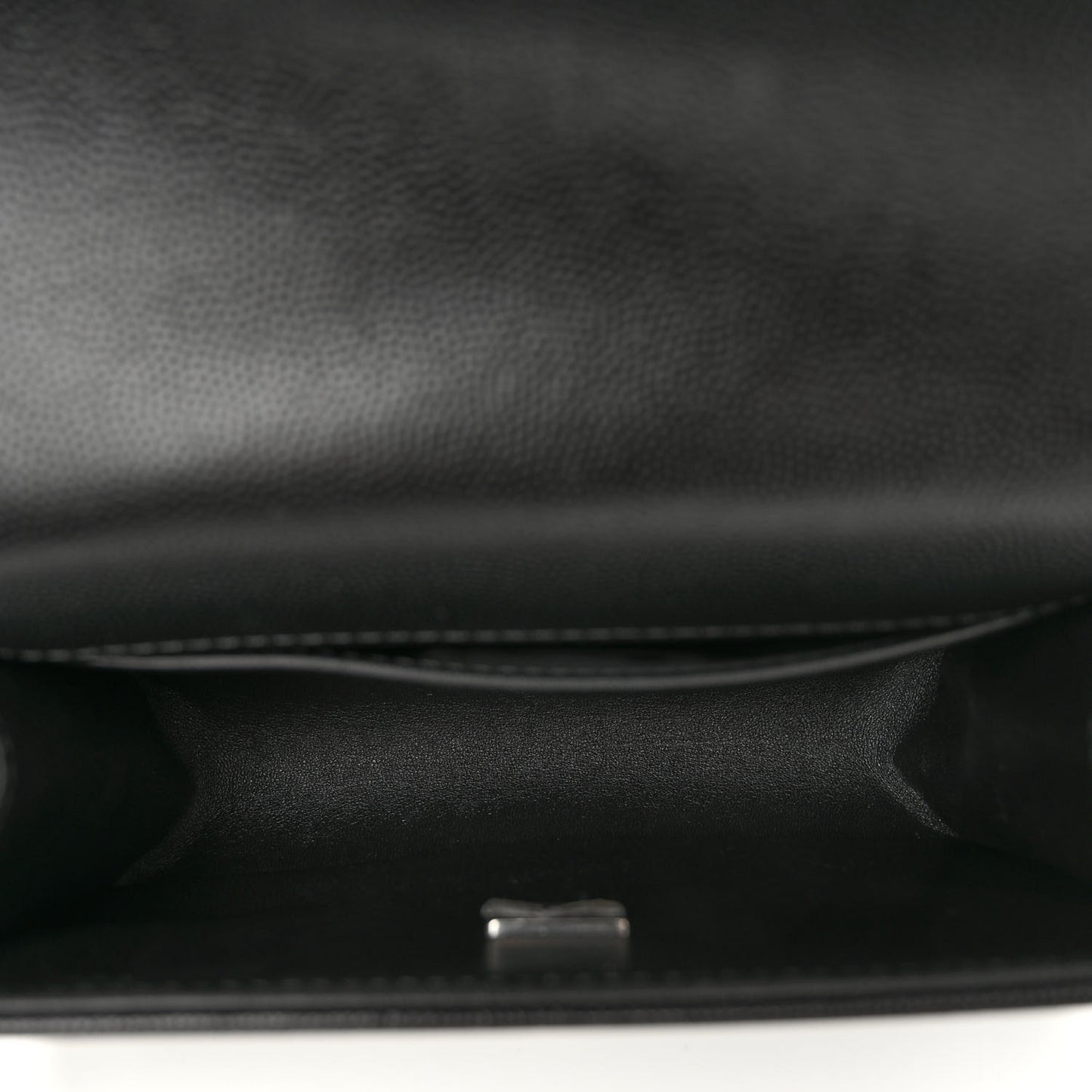 Caviar Quilted Small Boy Flap Black