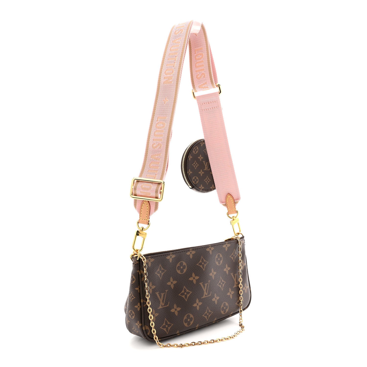 Louis Vuitton Monogram Multi Pochette Accessories Rose Clair 3 of 11