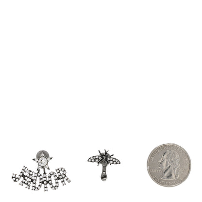 Christian Dior Palladium Crystal J'adior Earrings 2 of 4