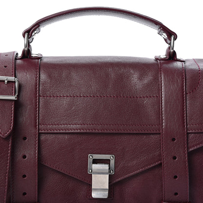Proenza Schouler Lambskin Medium PS1 Satchel Oxblood 8 of 10