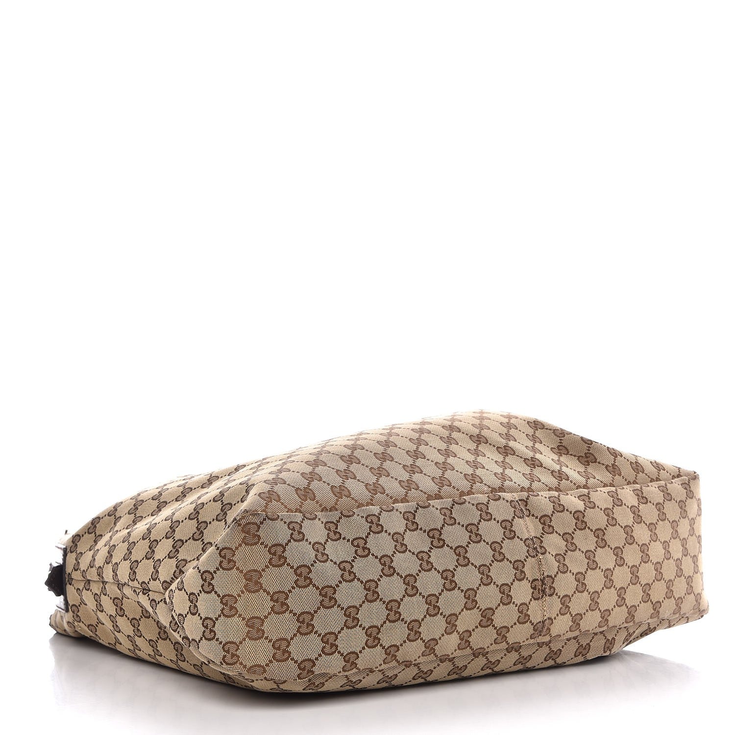 Gucci Monogram Large Horsebit Chain Hobo Dark Brown 4 of 9