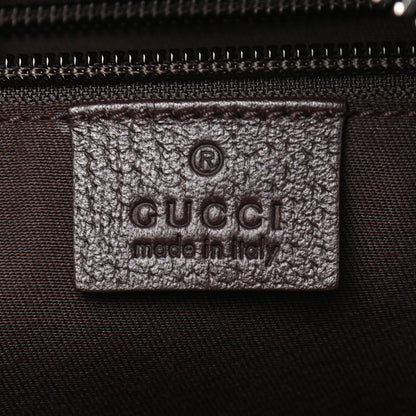 Gucci GG Monogram Web Medium Classic Backpack Brown 5 of 8
