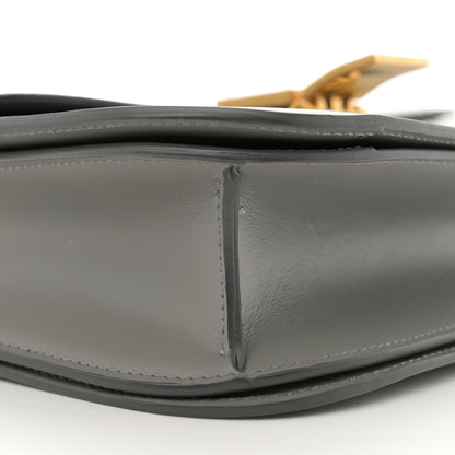 Celine Box Calfskin Medium Classic Box Flap Bag Light Charcoal 9 of 11