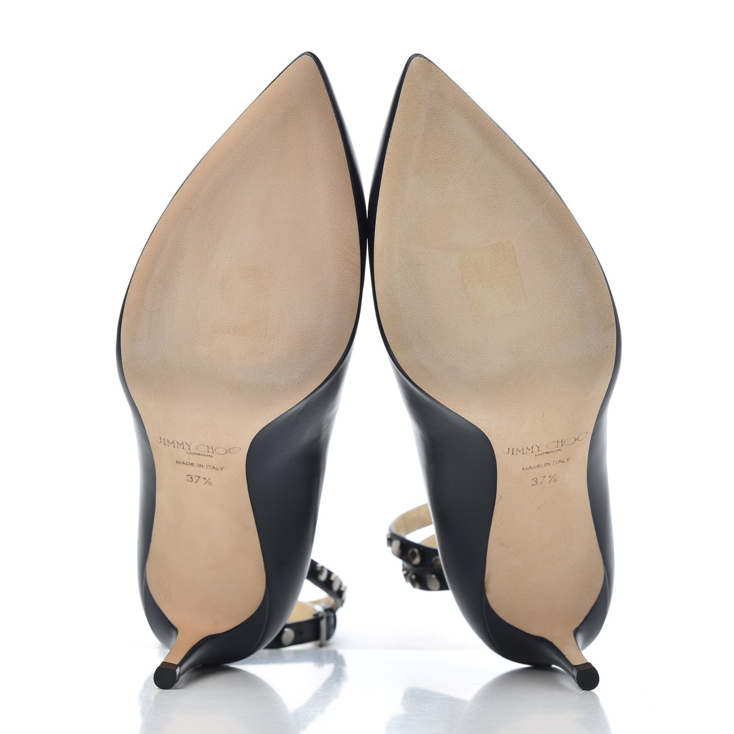 Calfskin Lark 65 Ankle Strap Pumps 37.5 Navy Blue