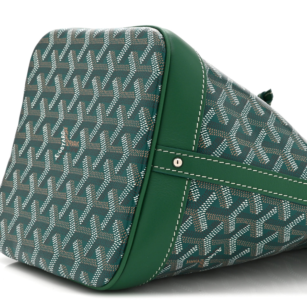 Goyard Goyardine Petit Flot Bucket Bag PM Green 10 of 10