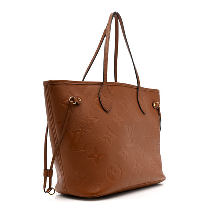 Louis Vuitton Empreinte Monogram Giant Neverfull MM Cognac 4 of 10
