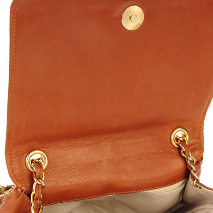 Chanel Lambskin Small CC Flap Brown 13 of 13