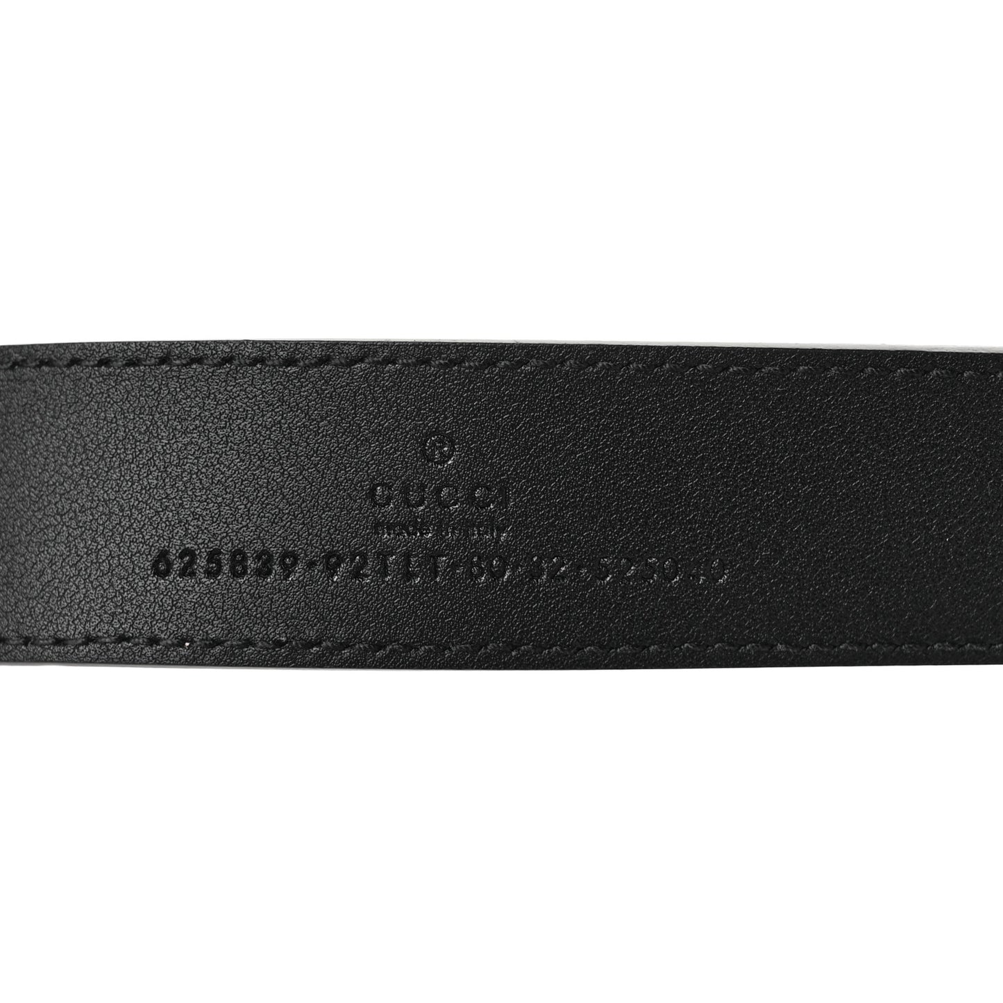 GG Supreme Monogram Matte Plutone Calfskin Double G 30mm Belt 80 32 Beige Ebony Black