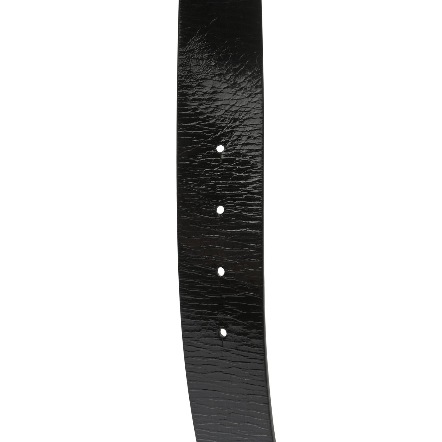 Patent Calfskin CC Reversible Belt 95 Black White