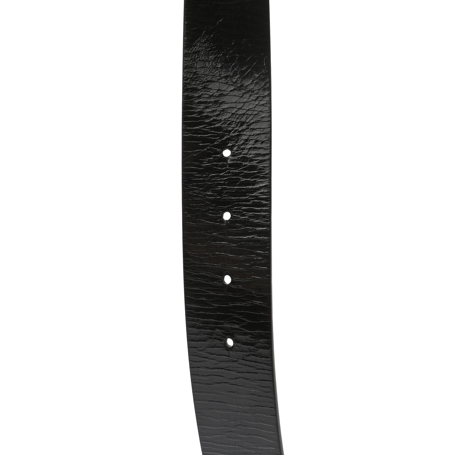 Chanel Patent Calfskin CC Reversible Belt 95 Black White 5 of 10