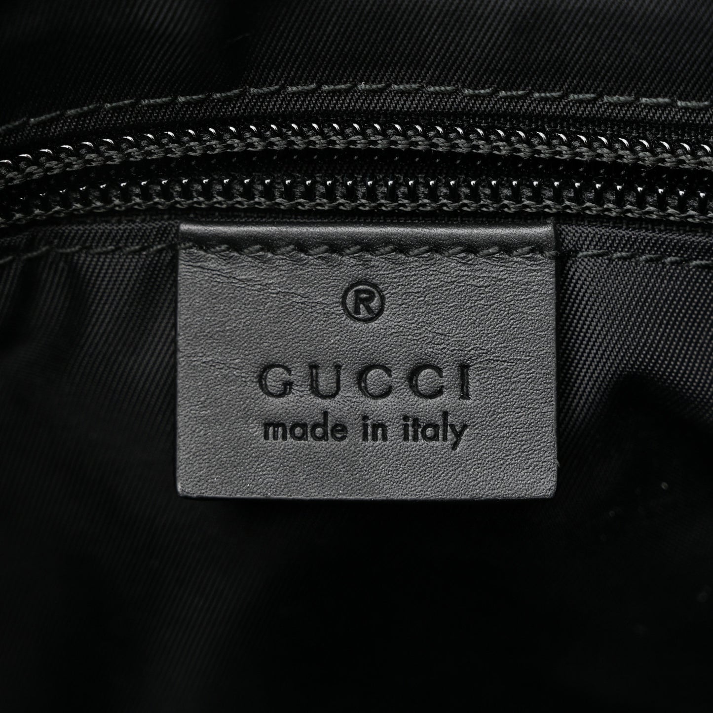 GG Supreme Monogram Web Messenger Bag Black