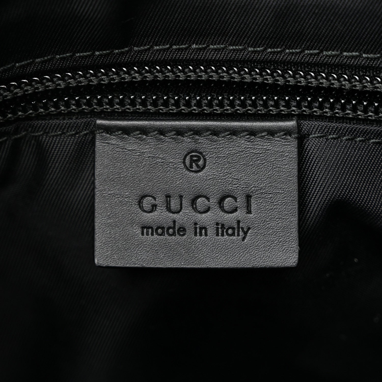 Gucci GG Supreme Monogram Web Messenger Bag Black 6 of 10