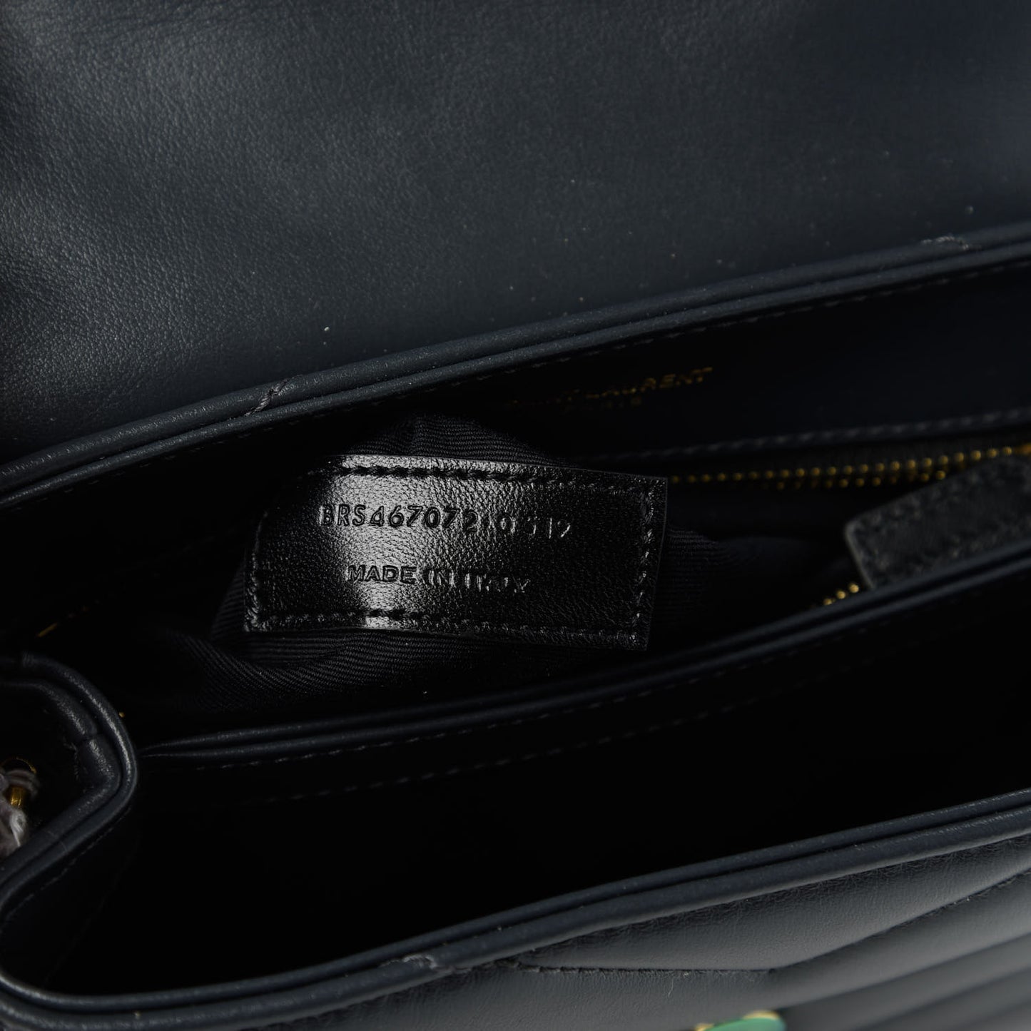 Calfskin Y Quilted Monogram Toy Loulou Crossbody Bag Graphite
