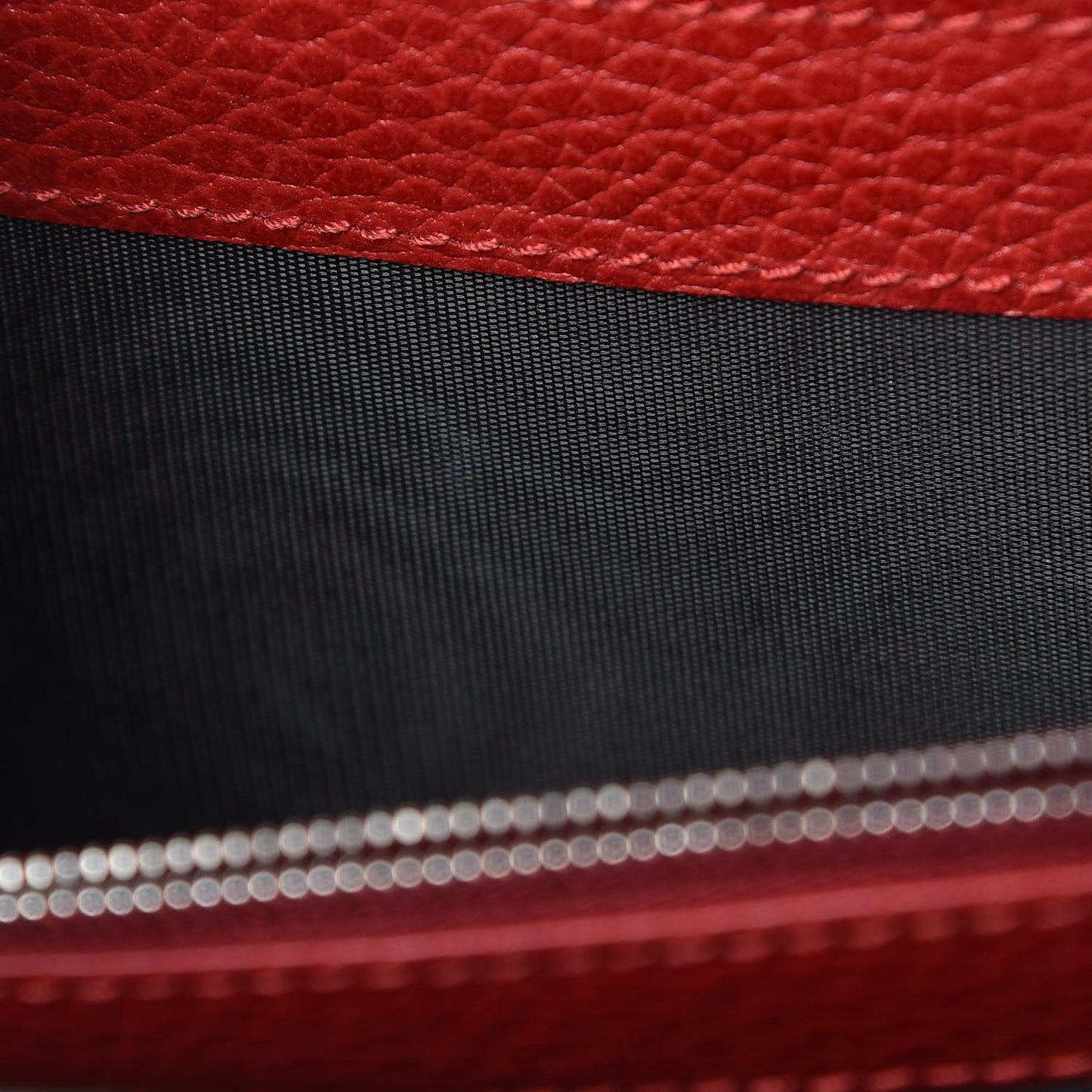 Calfskin Mini Dionysus Chain Wallet Hibiscus Red