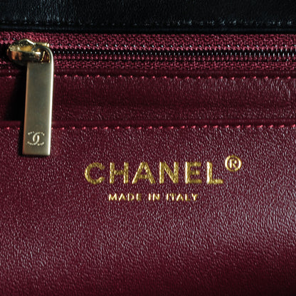 Chanel Lambskin Maxi Single Flap Black 8 of 9