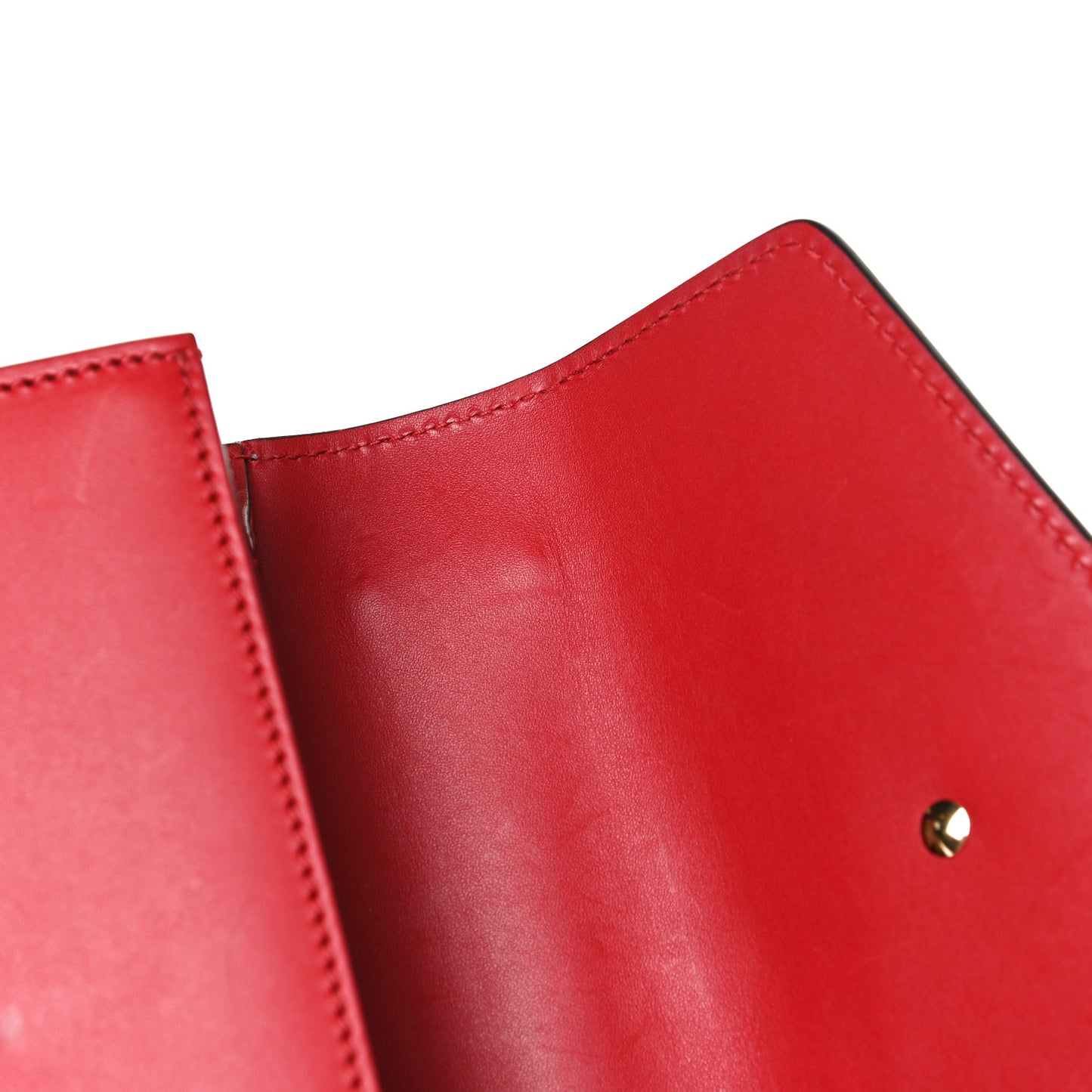 Calfskin Mini Sylvie Chain Shoulder Bag Hibiscus Red