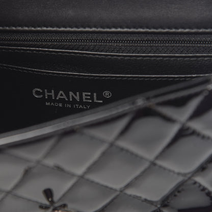Chanel Patent Calfskin Quilted Mini Rectangular Flap Black 6 of 13
