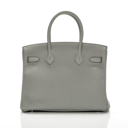 Hermes Togo Birkin 30 Gris Mouette 4 of 24