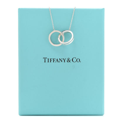 Tiffany Sterling Silver 1837 Interlocking Circles Pendant Necklace 8 of 8