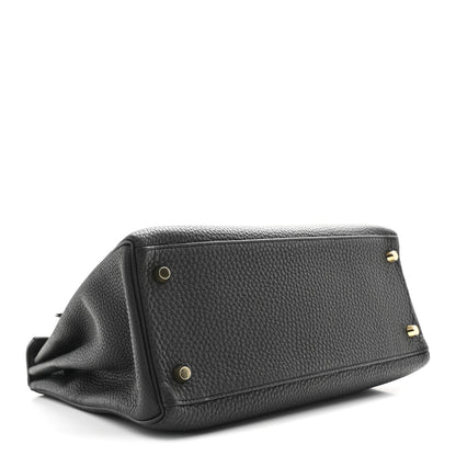 Hermes Togo Kelly Retourne 28 Black 4 of 10