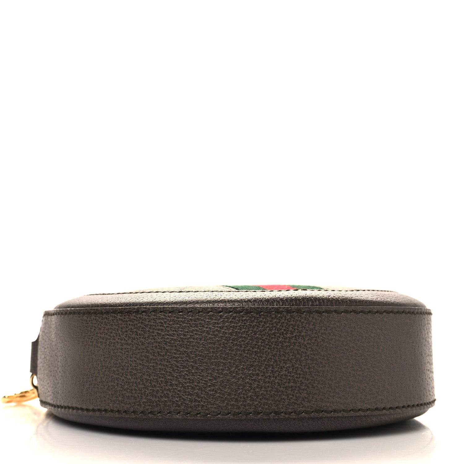 Gucci GG Supreme Monogram Web Mini Ophidia Round Shoulder Bag Brown 4 of 11