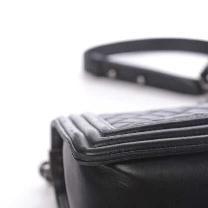 Chanel Lambskin Quilted New Medium Boy Flap Black 12 of 18