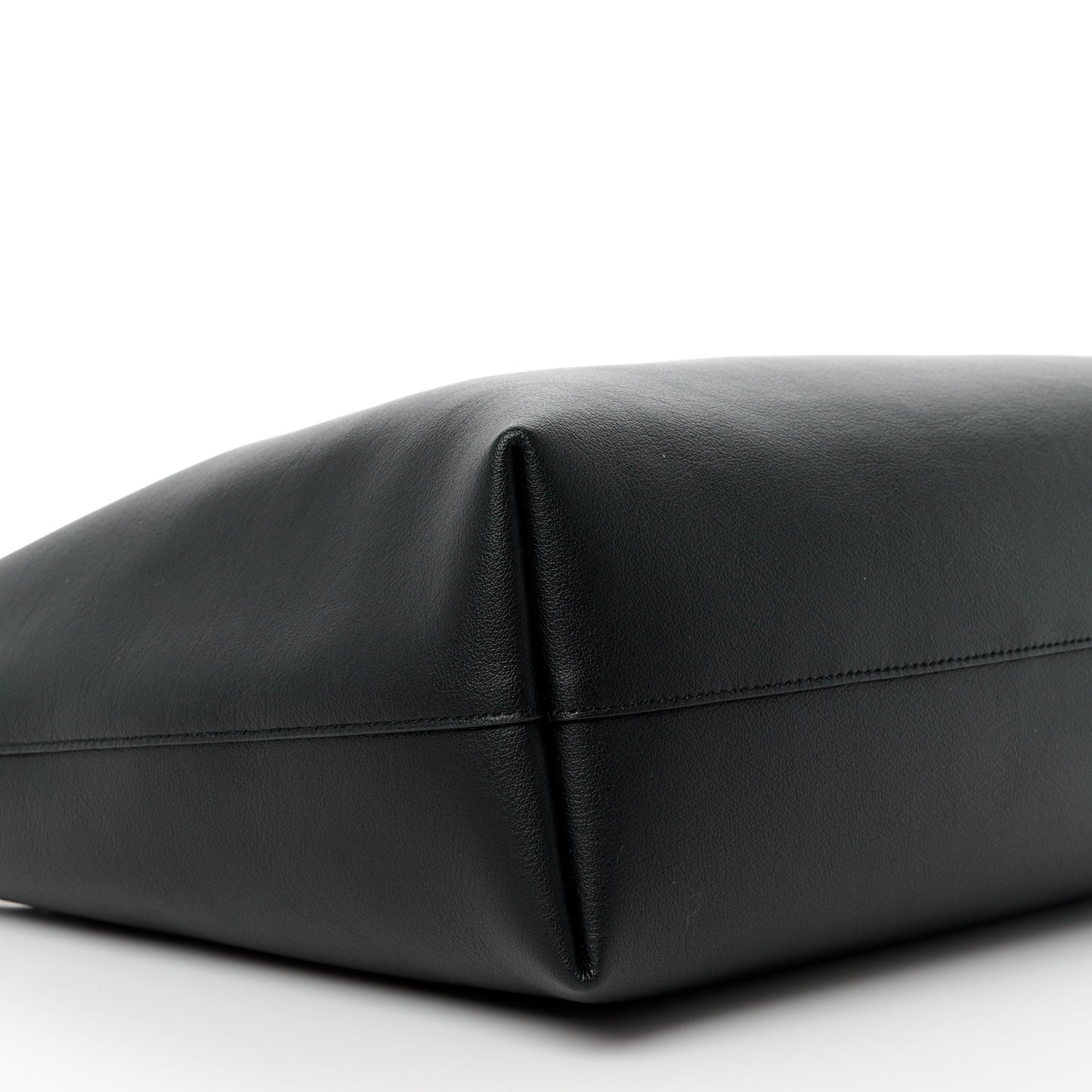 Calfskin Large Shopping Tote Black