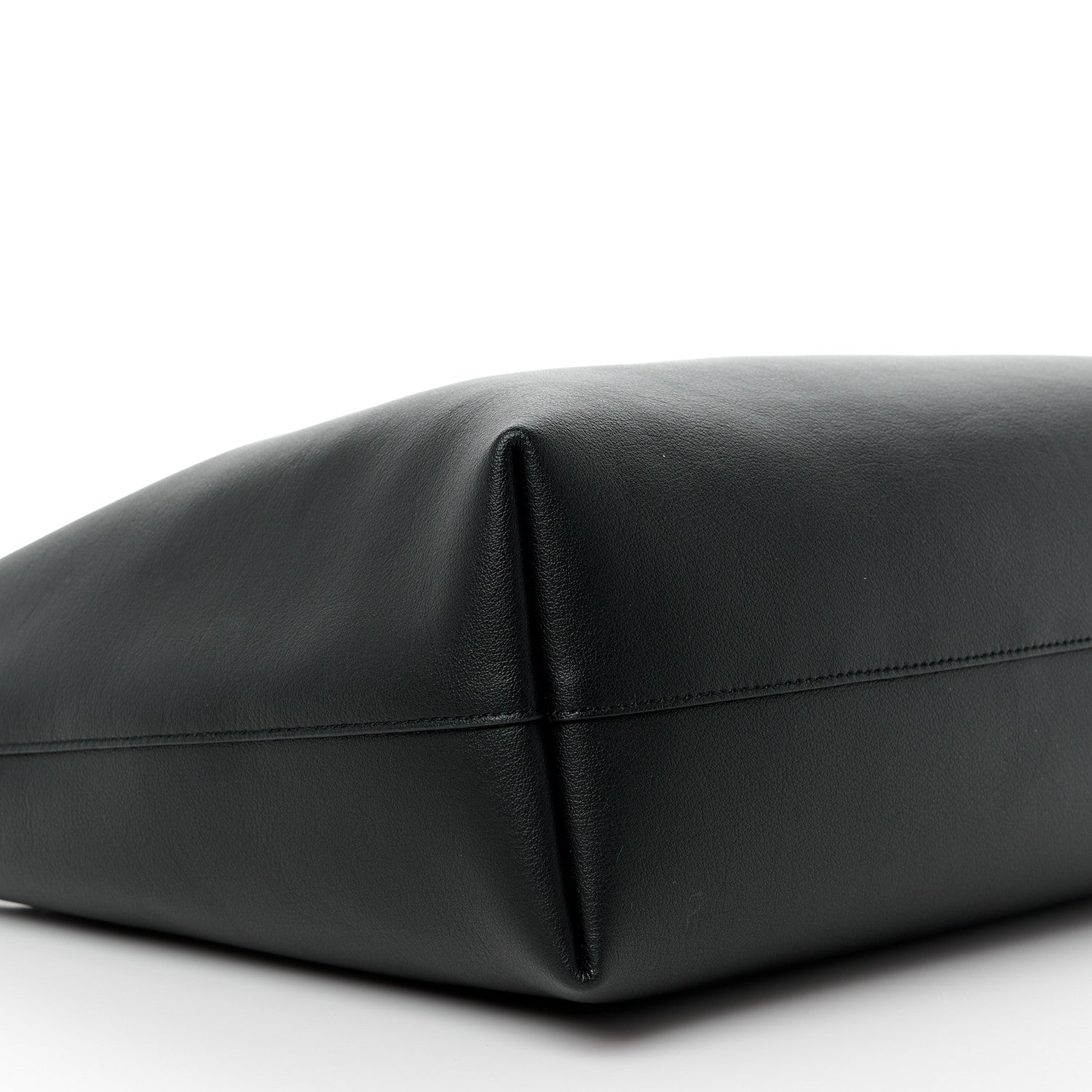Saint Laurent Calfskin Large Shopping Tote Black 12 of 13