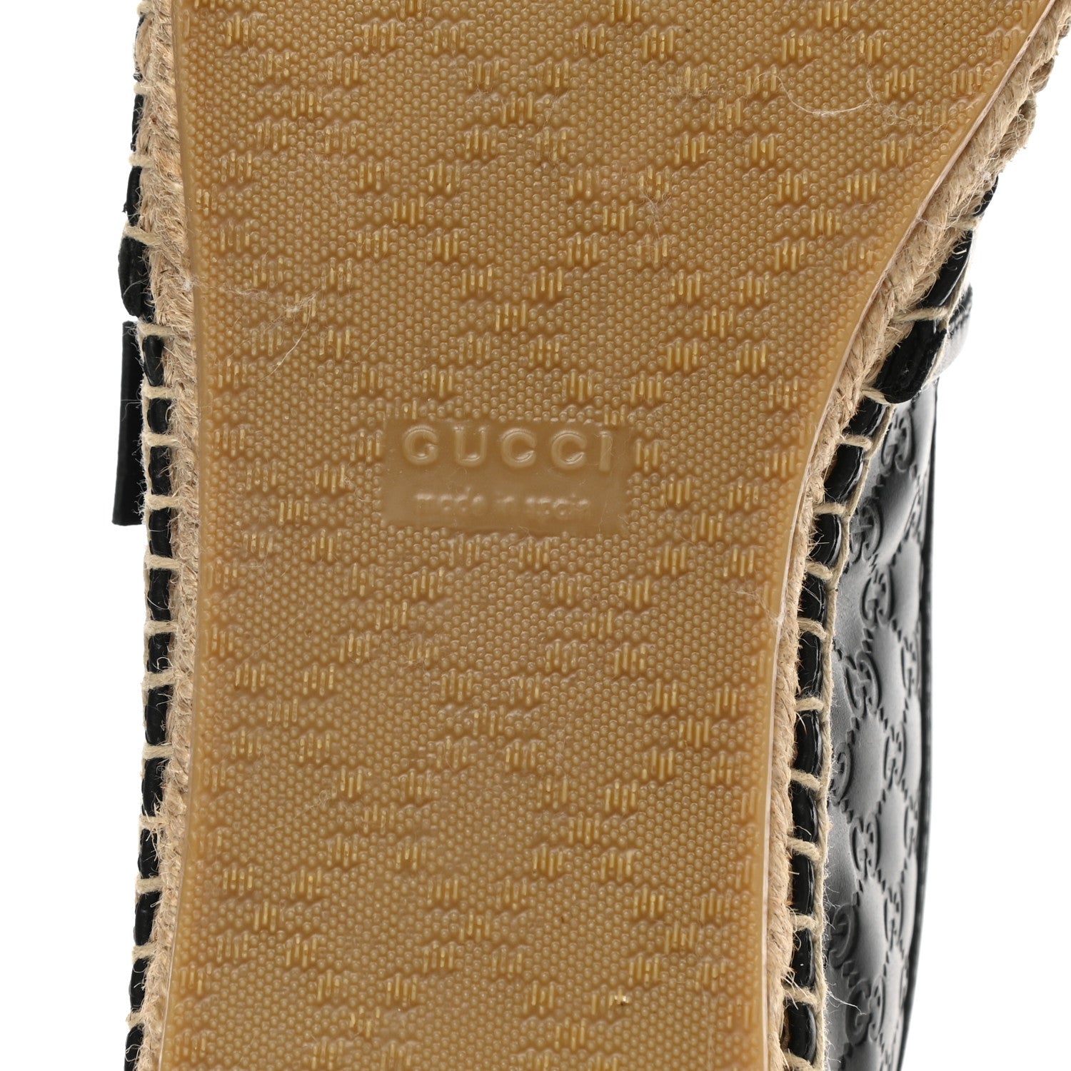 Gucci Microguccissima Signature Espadrilles 38 Black 6 of 9