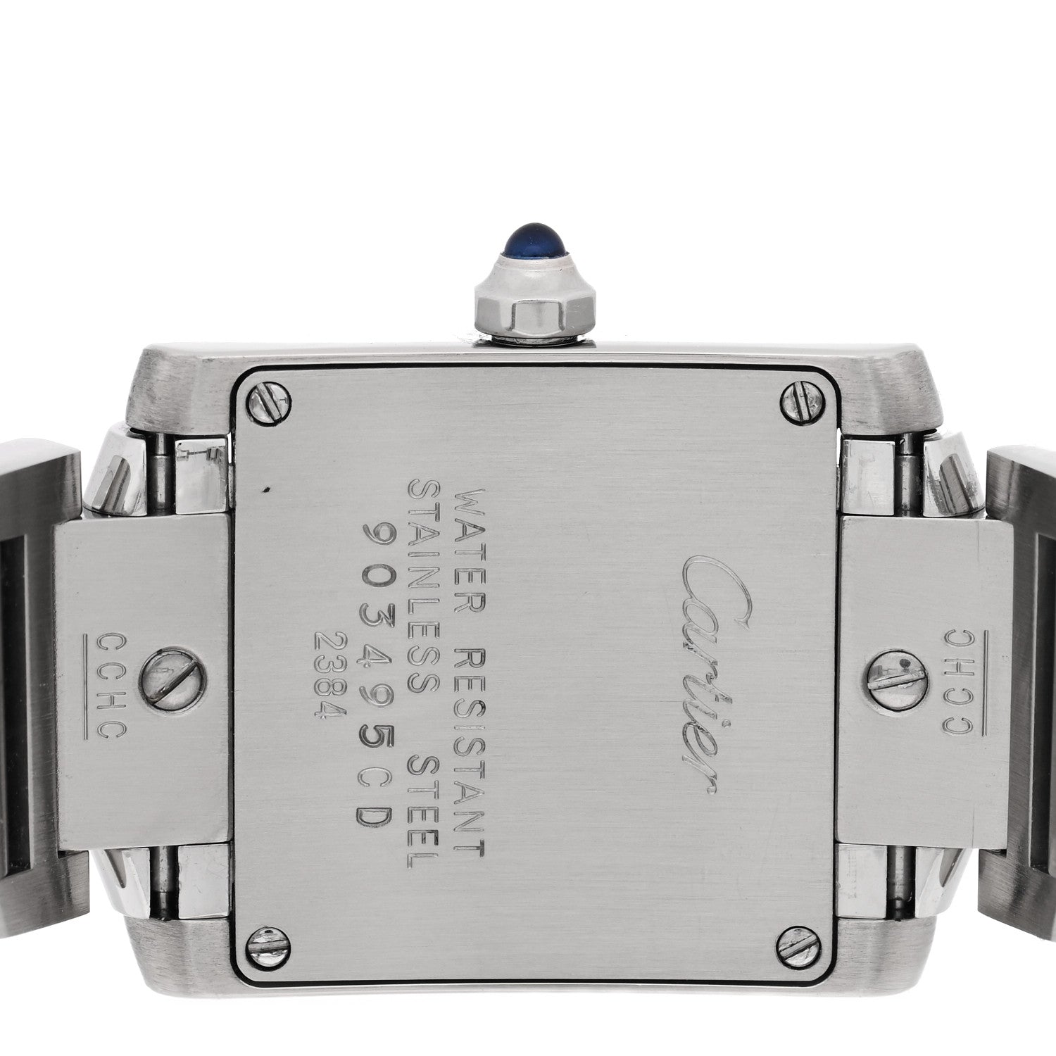 Cartier Stainless Steel 20mm Tank Francaise Quartz Watch 4 of 4