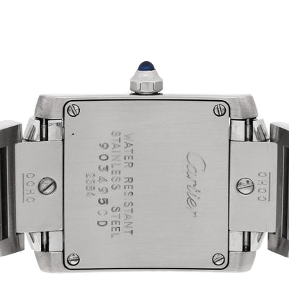 Cartier Stainless Steel 20mm Tank Francaise Quartz Watch 4 of 4