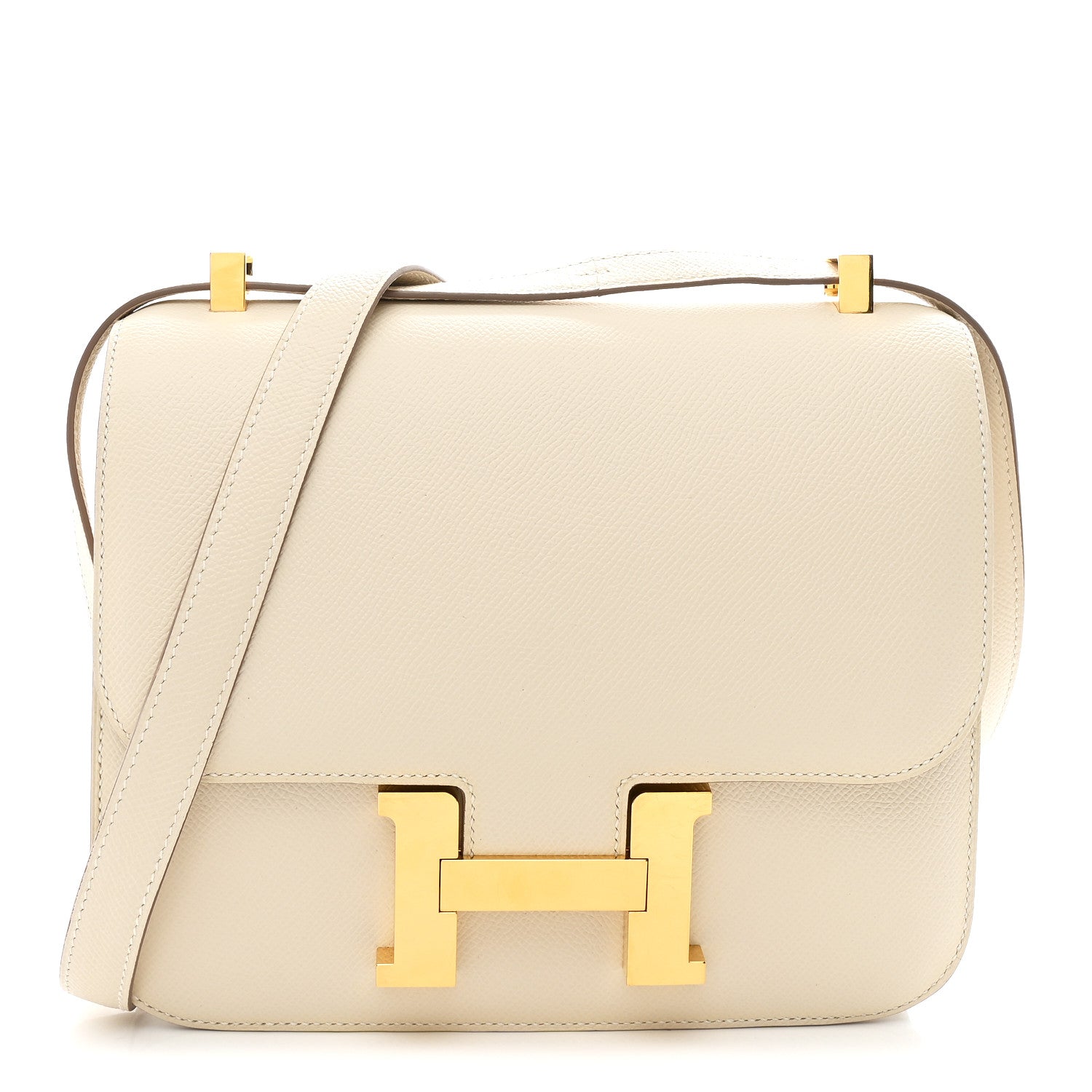 Hermes Epsom Constance 24 Craie 1 of 11