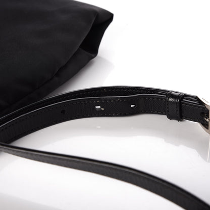 Prada Nylon Saffiano Flat Messenger Bag Black 5 of 13