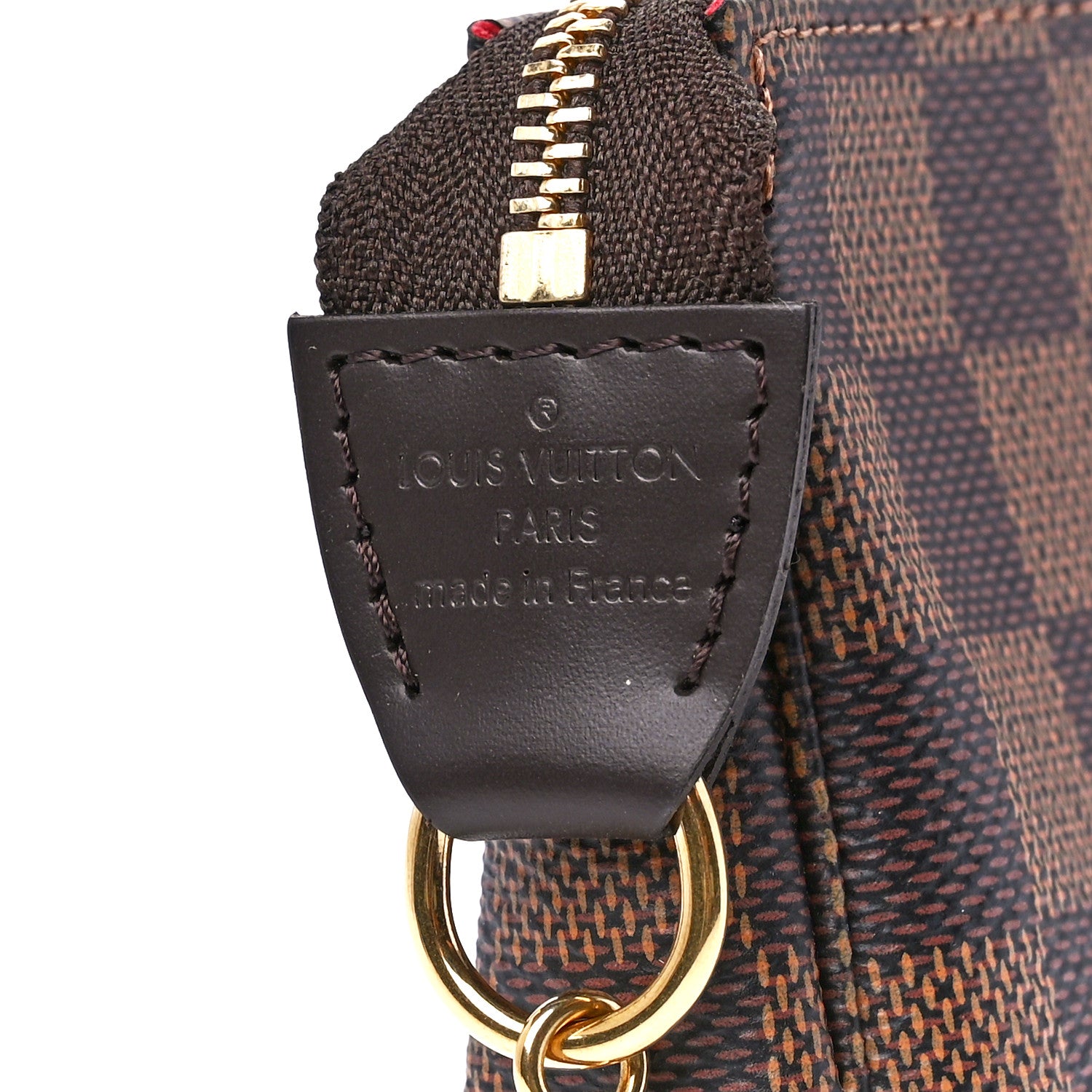 Louis Vuitton Damier Ebene Mini Pochette Accessories 7 of 12