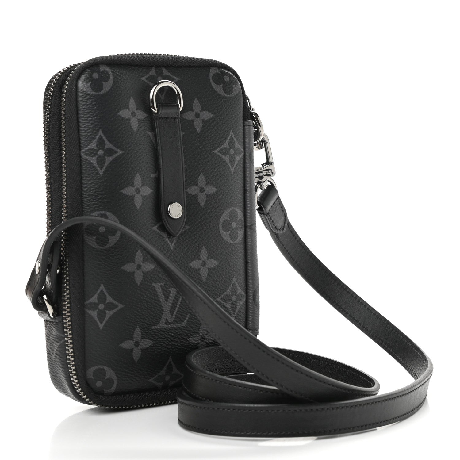 Louis Vuitton Monogram Eclipse Reverse Double Phone Pouch 3 of 10