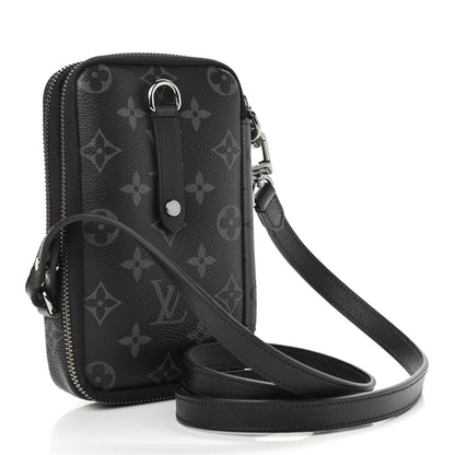 Louis Vuitton Monogram Eclipse Reverse Double Phone Pouch 3 of 10