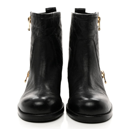 Jimmy Choo Grainy Calfskin Dondo Boots 35 Black 2 of 7