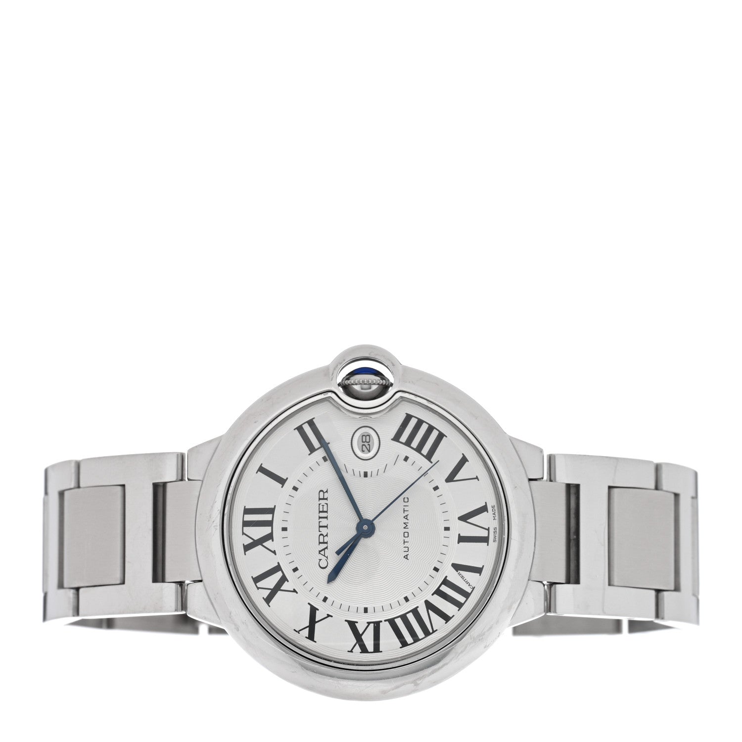 Cartier Stainless Steel 42mm Ballon Bleu De Cartier Automatic Watch 2 of 5