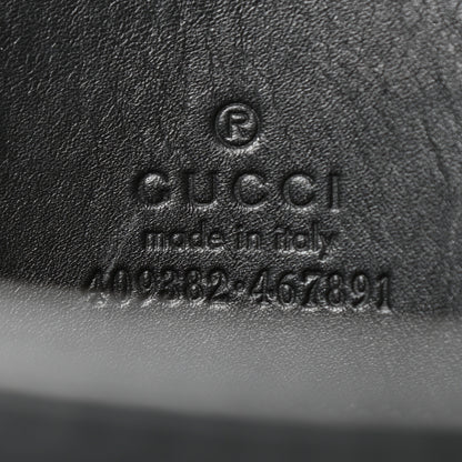 Gucci Calfskin Embossed XL Clutch Black 5 of 8