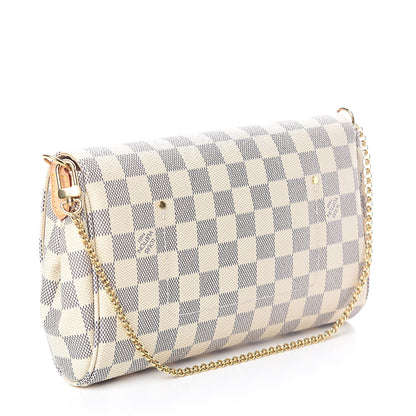 Louis Vuitton Damier Azur Favorite MM 3 of 9