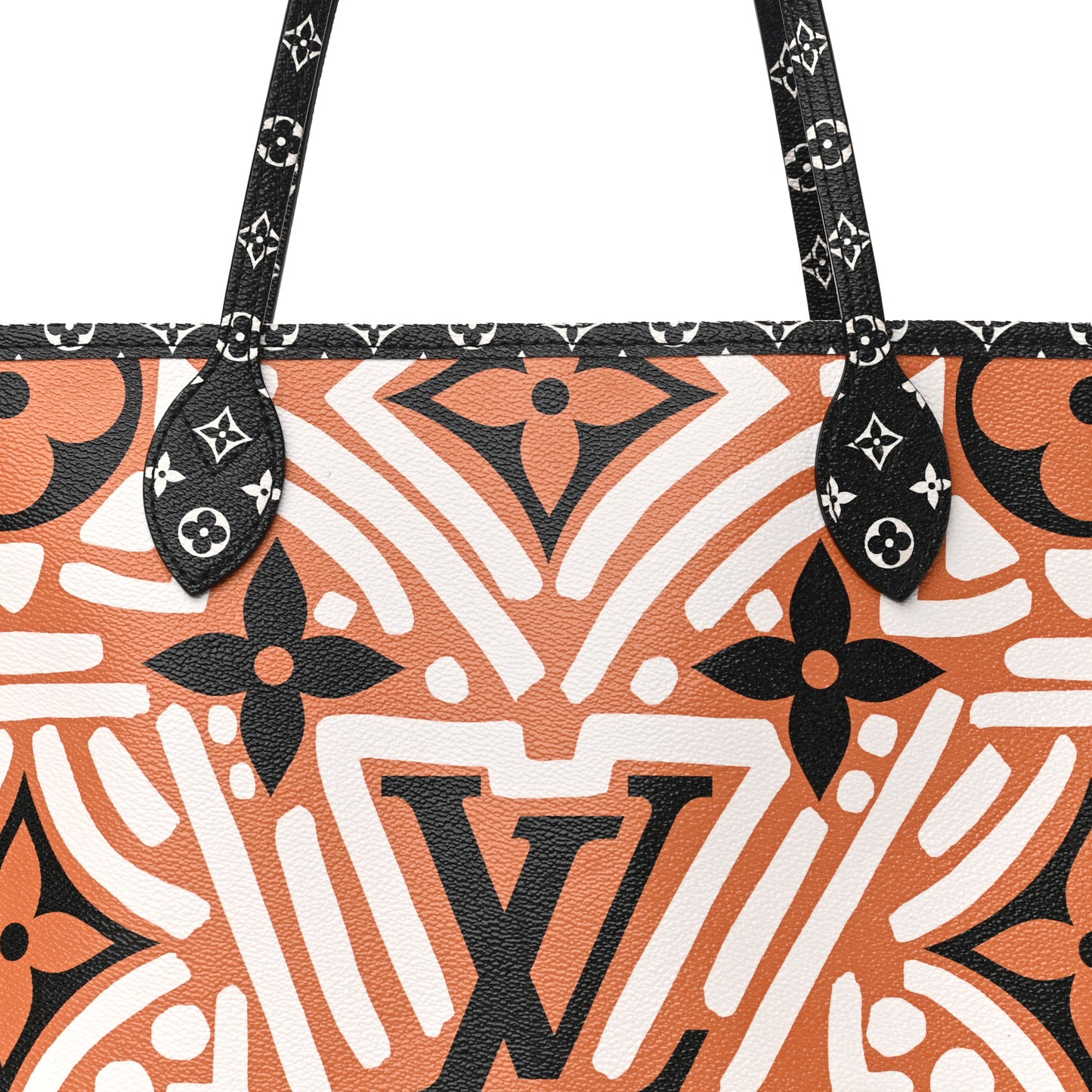 Monogram Giant Crafty Neverfull MM Creme Caramel