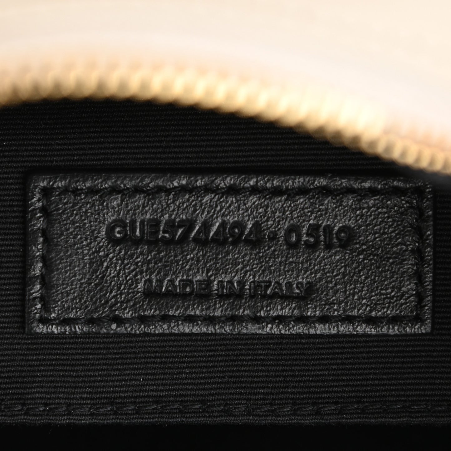 Calfskin Matelasse Monogram Lou Camera Bag Crema Soft